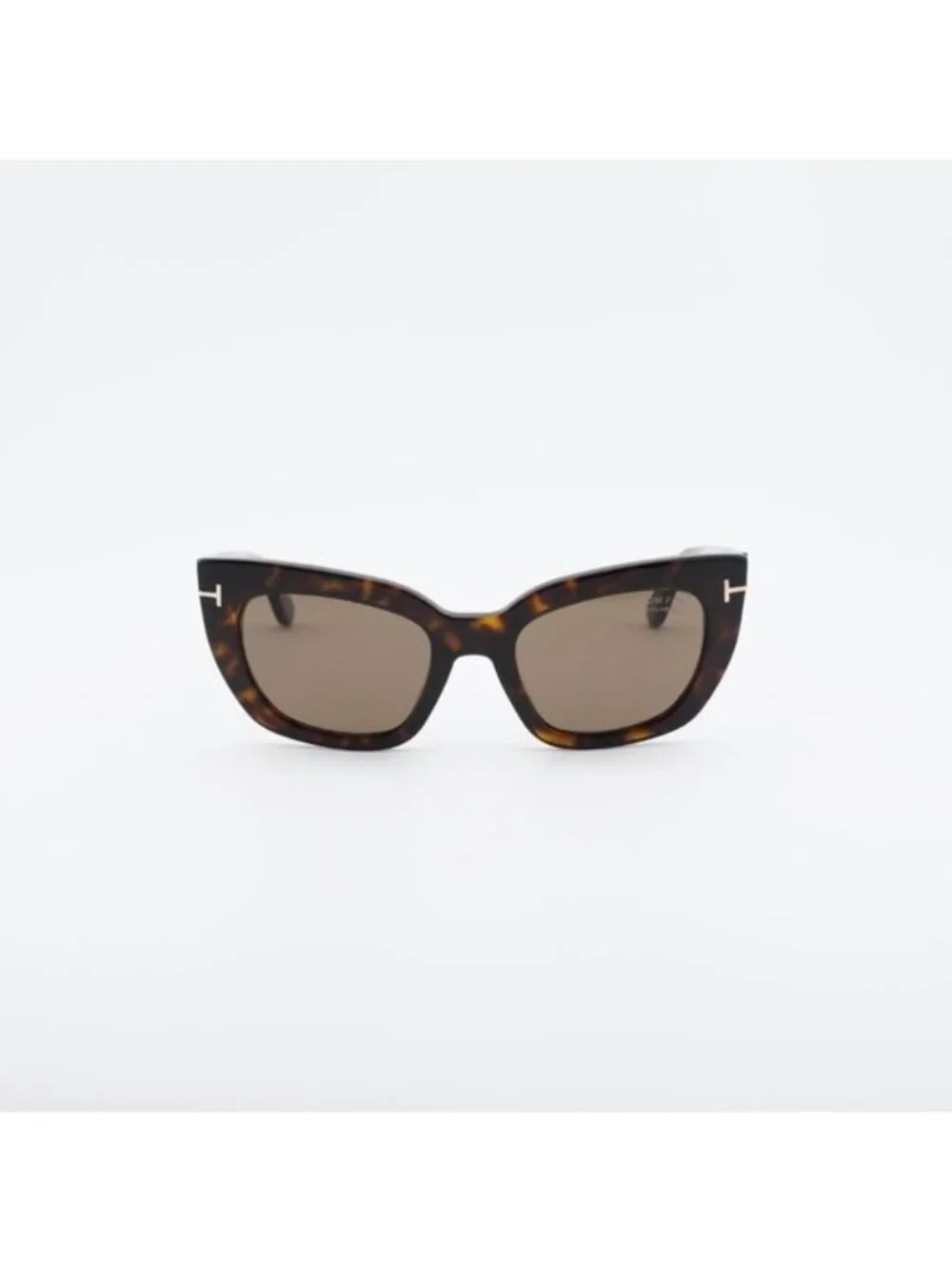 Tom Ford Athena FT1190 52H Sunglasses Havana Cat Eye Frame, Polarized Lenses